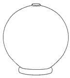 Lip Fitter Ball Line with Hole